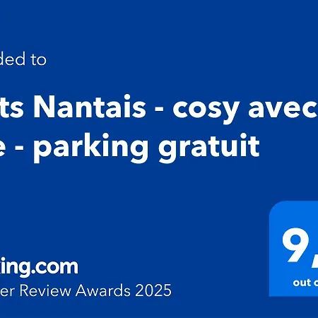 Appartement Toits Nantais - Cosy Avec Vue - Parking *